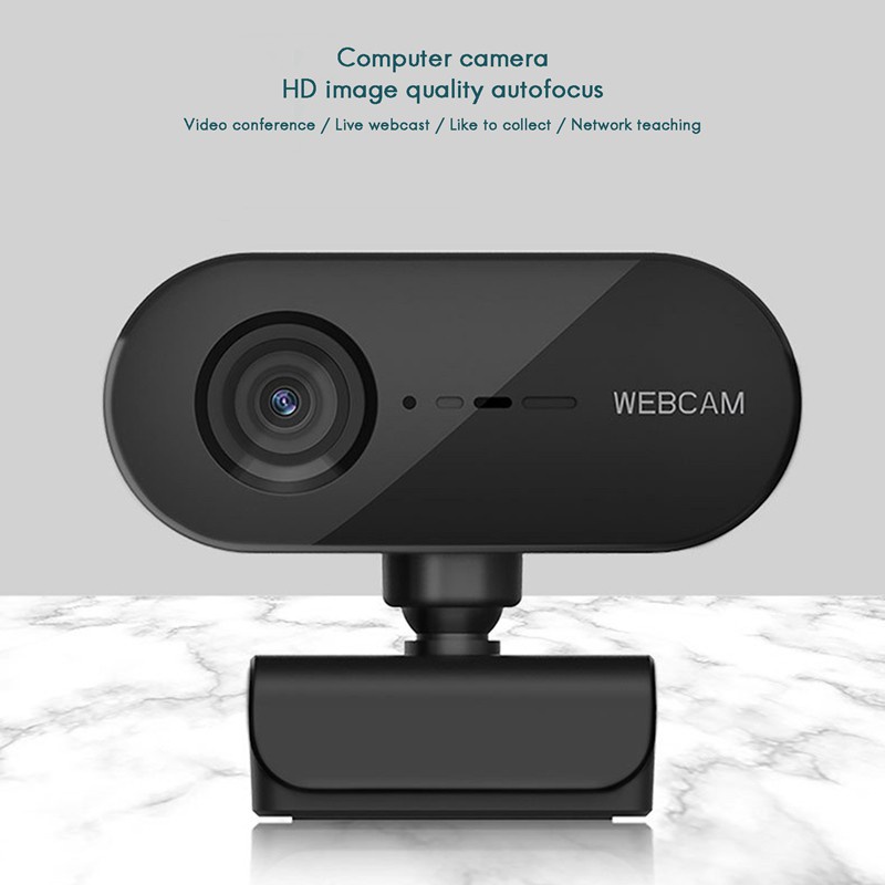 HD 1080P Webcam Mini Web Camera with Microphone Rotatable Cameras for Computer PC Live Broadcast Video Conference Work