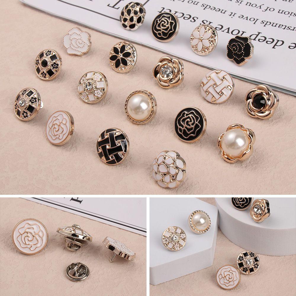 Set 6 Nút Áo Không Đường May Chống Lộ Thời Trang