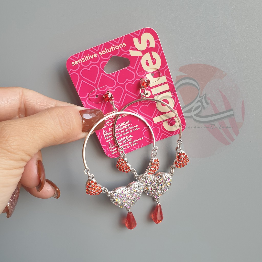 Bộ sưu tập bông tai và set bông tai Claire xuất khẩu Mỹ số 1