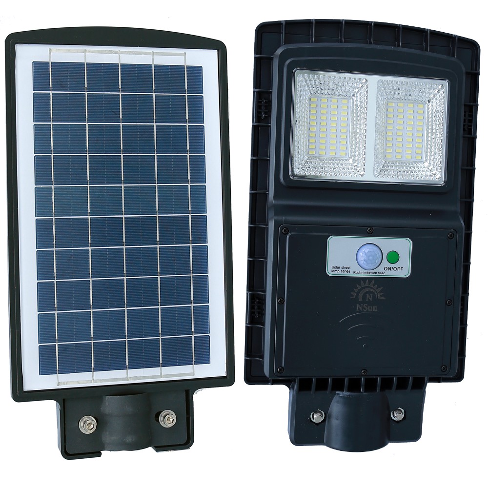 ĐÈN LED NĂNG LƯỢNG MẶT TRỜI 30W, 60W, 90W NSUN CẢM BIẾN THÔNG MINH 806-30, 806-60, 806-90