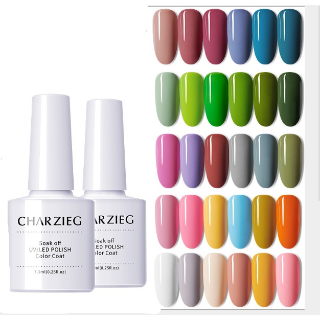 Sơn gel chai 8ml charzieg (còn đủ màu)