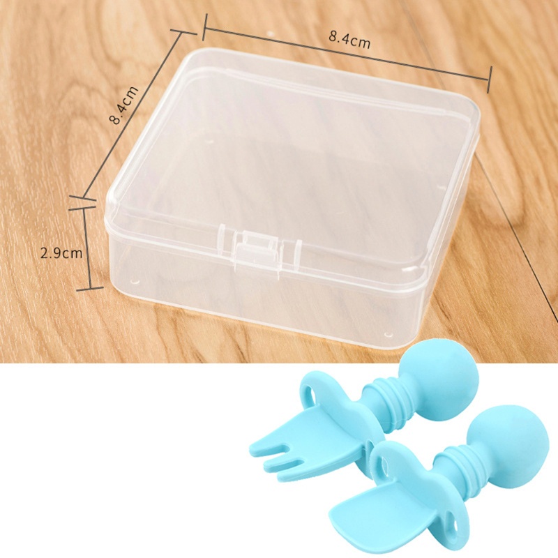 Bộ Muỗng Nĩa Silicone Tập Ăn Chống Sặc Cho Bé Sơ Sinh