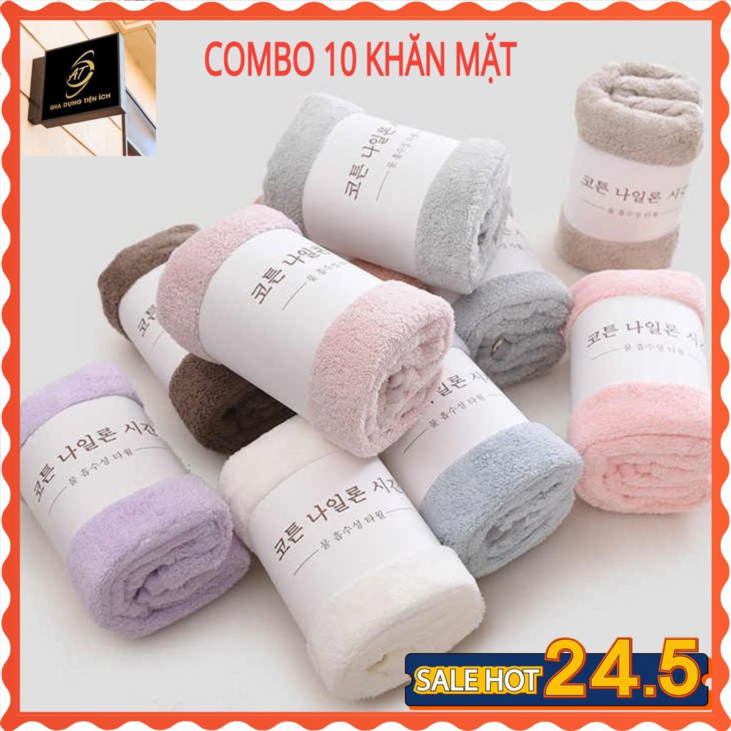 Khăn Mặt Hàn Quốc Siêu Mềm Mại Siêu Thấm Hút - Kích Thước 50x30cm