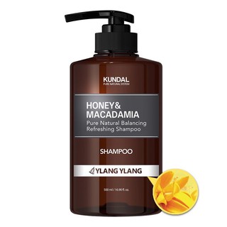 Dầu Gội Kundal Honey & Macadamia Shampoo - Ylang Ylang Ngọc Lan Tây 500ml