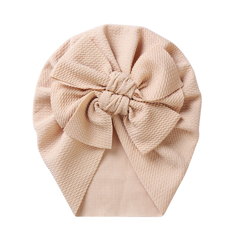 Mũ beanie thắt nơ dễ thương cho bé