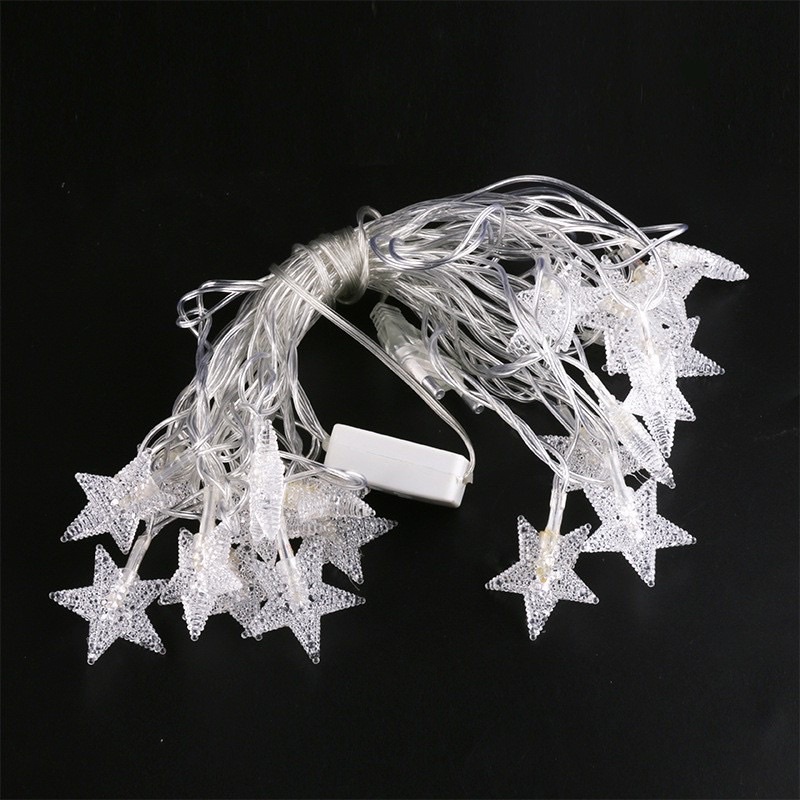 Đèn Nháy Led màu vàng dài 4m  loại đẹp trang trí lễ hội tết noel