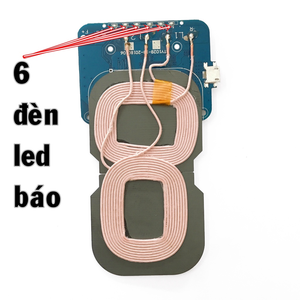 Mạch sạc nhanh không dây 10W Qc3.0 - mới