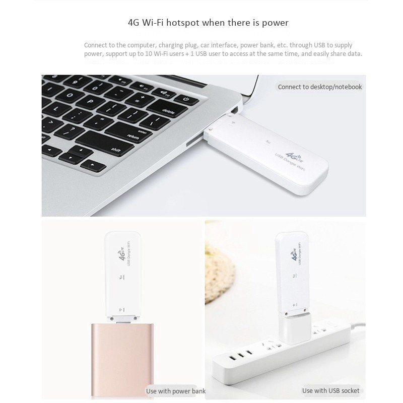 Usb Router 4g Router Usb Em 150mbps Cho Iphone 12 Ipad Laptop Tablet