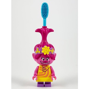 LEGO chủ đề Trolls World Tour Nhân vật Quỷ lùn tinh nghịch - Poppy with Medium Azure Hairbrush -  tw