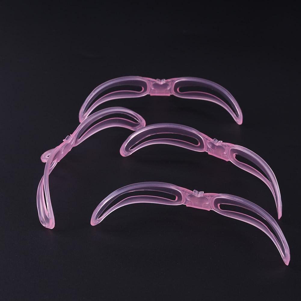 Bộ 4 khuôn định hình trang điểm chân mày có thể tái sử dụng