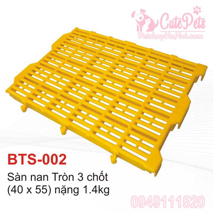 Sàn nhựa vàng 45x55cm lót chuồng chó lớn - CutePets phụ kiện chó mèo pet shop Hà Nội.