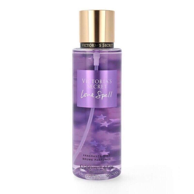 VICTORIA'S SECRET Xịt Thơm Toàn Thân Body Mist - Love Spell 50ml/100ml /236ml Full Seal -𝒑𝒆𝒓𝒇𝒖𝒎𝒆𝒕𝒆𝒔𝒕𝒆𝒓.𝒔𝒈