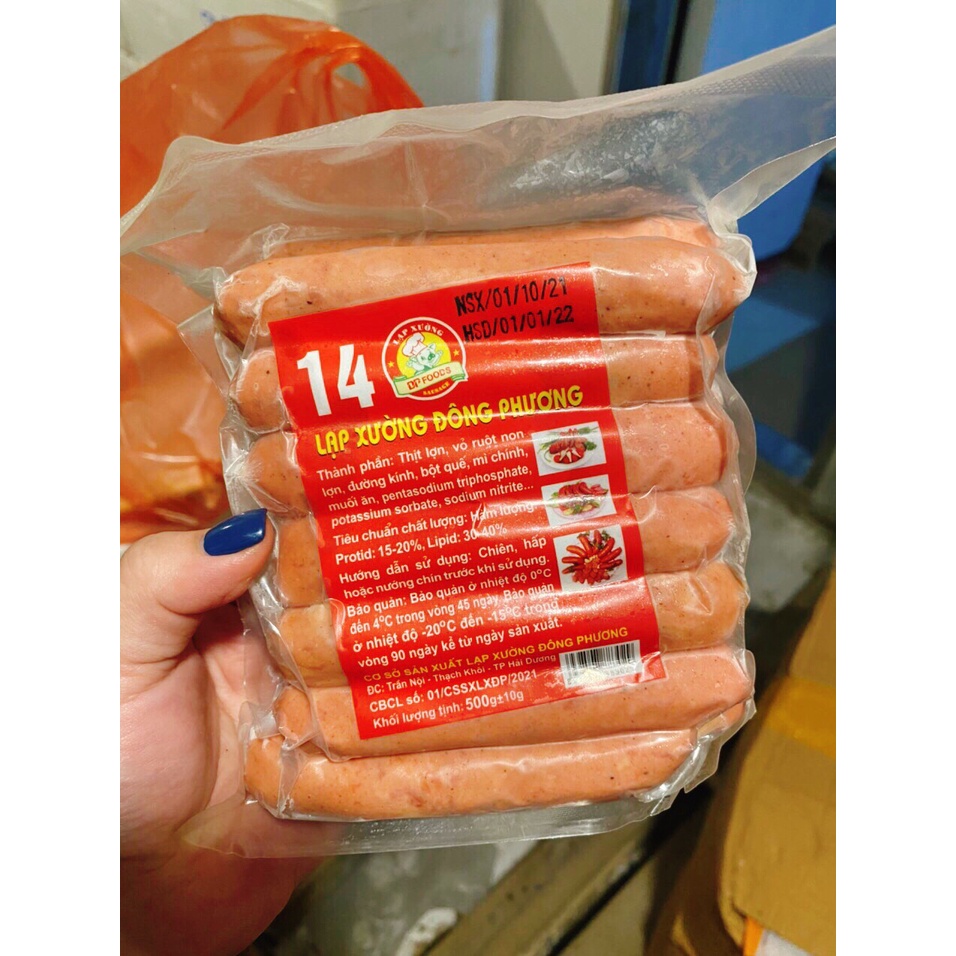 LẠP XƯỞNG TƯƠI ĐÔNG PHƯƠNG/LẠP XƯỞNG LACUSINA THƠM NGON CHUẨN VỊ  Now ship, Grab ship