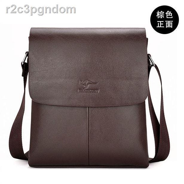 Bar Nuo Kangaroo Men s Shoulder Túi Messenger Da mềm xách nam công sở Đơn giản Dọc Balo du lịch nhỏ | BigBuy360 - bigbuy360.vn