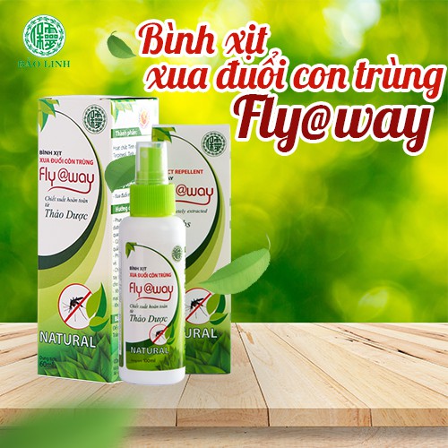 Combo Cao Bạch Hổ, Xịt đuổi côn trùng Fly@way 100ml, Xịt sát khuẩn 100ml Bảo Linh  an toàn sức khỏe mùa dịch