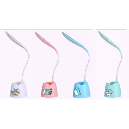 Đèn bàn Led capoo DBL25 cute kèm ống cắm bút  ( có thể đỡ điện thoại ) hoạt hình dễ thương idol thần tượng
