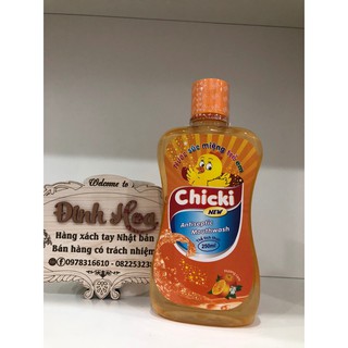 Nước súc miệng Chicki 250ml