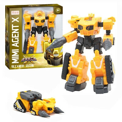 Mô hình đồ chơi robot biến hình 5 kiểu Miniforce X Lucybot Transformer Machine Car Robot