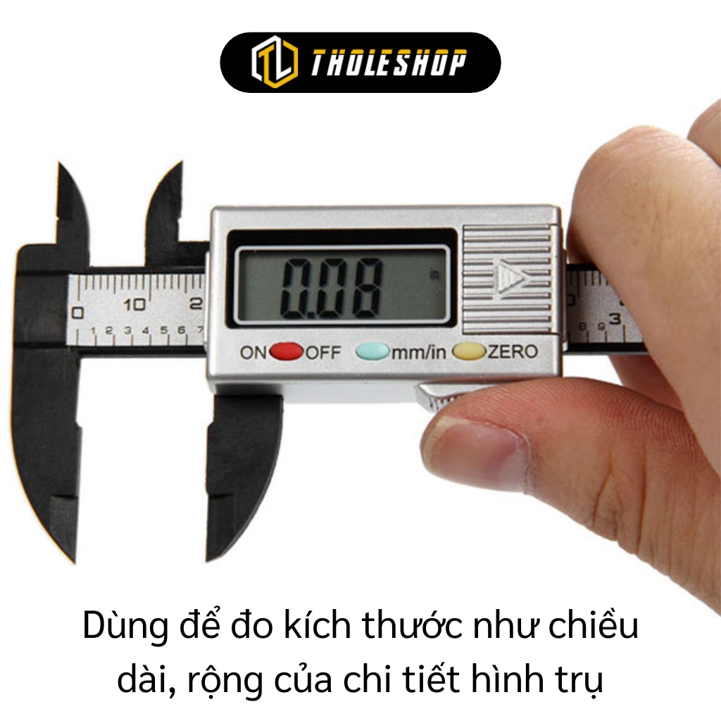 Thước Kẹp Điện Tử - Thước Cặp Điện Tử Kỹ Thuật Số  Cacbon Đo Đường Kính 100mm 9733