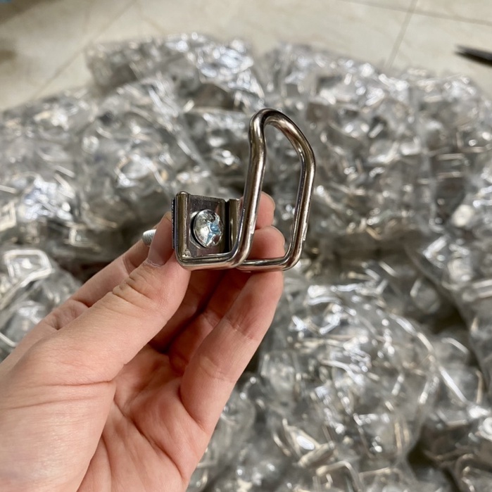 Móc Treo Đồ Xe Máy inox/ Móc Chữ U inox & Móc Kẹp inox Tặng Kèm Ốc