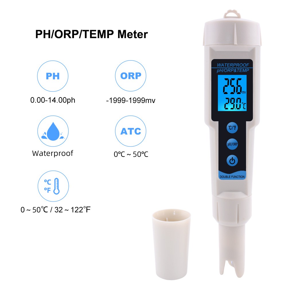 Bút Thử Chất Lượng Nước Orp-3569 Chống Nước Ph / Orp Ba Trong Một