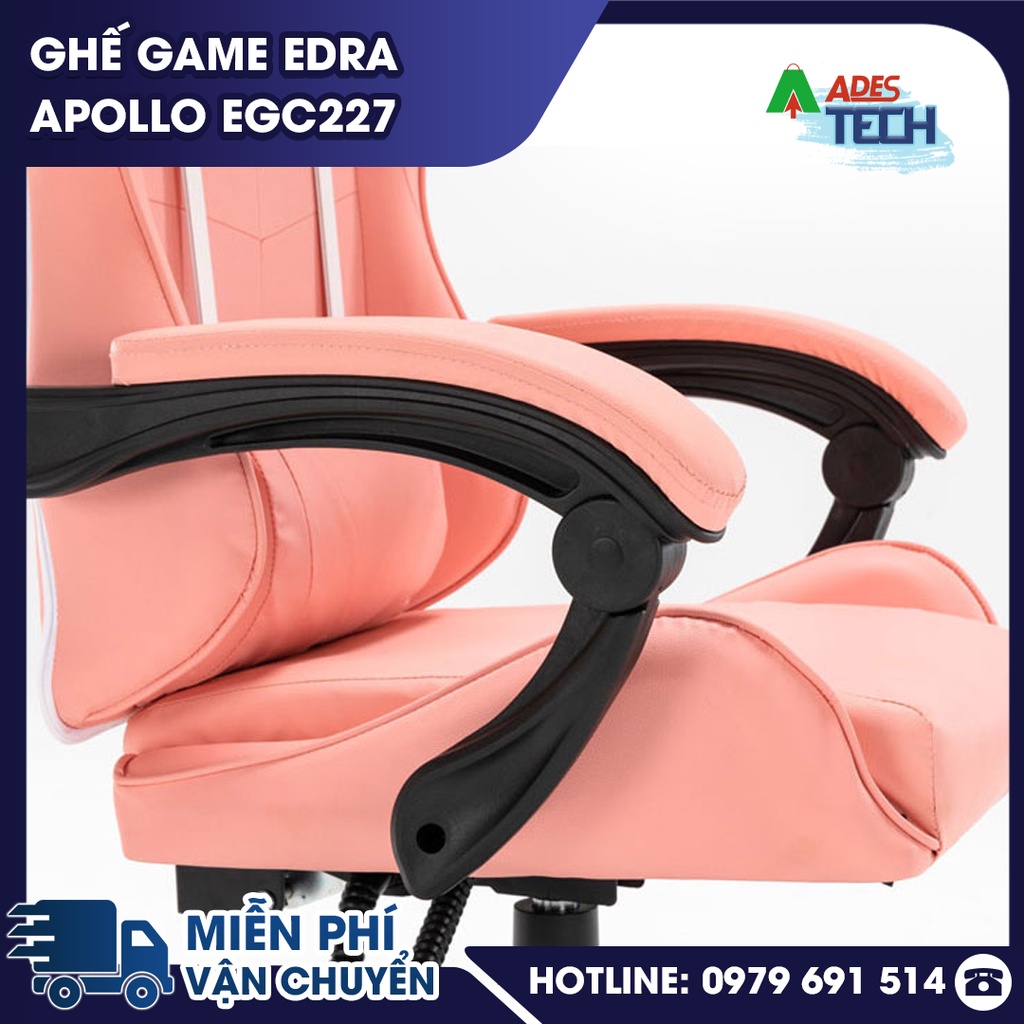 Ghế Game EDRA APOLLO EGC227 - Đệm đúc nguyên khối - Chất liệu Da PU cao cấp