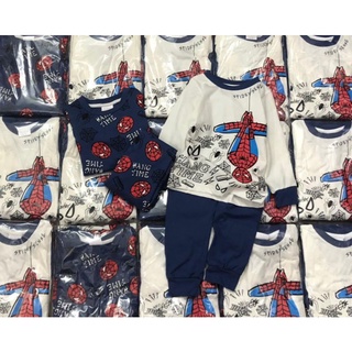 Set 2 bộ siêu nhân nhện trắng bé trai