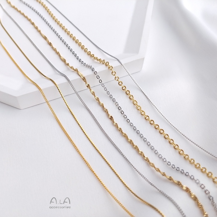 █A.ιA゜14K Vàng●1 Miếng°Dây Chuyền Mạ Vàng 18K Siêu Mỏng Dáng Chữ O Sang Trọng Thời Trang Cho Nữ