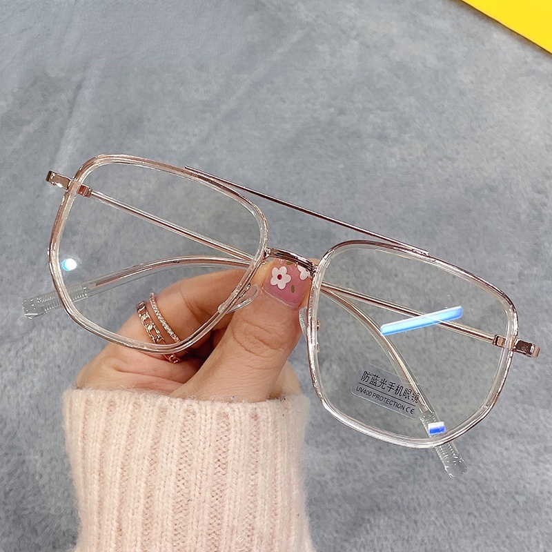 【0-500°】【Hàng Có Sẵn】 Gọng Kính Chống Bức Xạ Ánh Sáng Xanh Dành Cho Nam Và Nữ