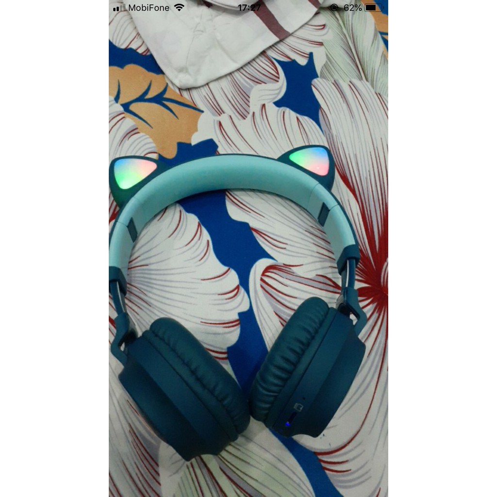 [Free Ship] 🎁🎁🎁Tai nghe tai mèo bluetooth Cat Ear BT028C | BigBuy360 - bigbuy360.vn