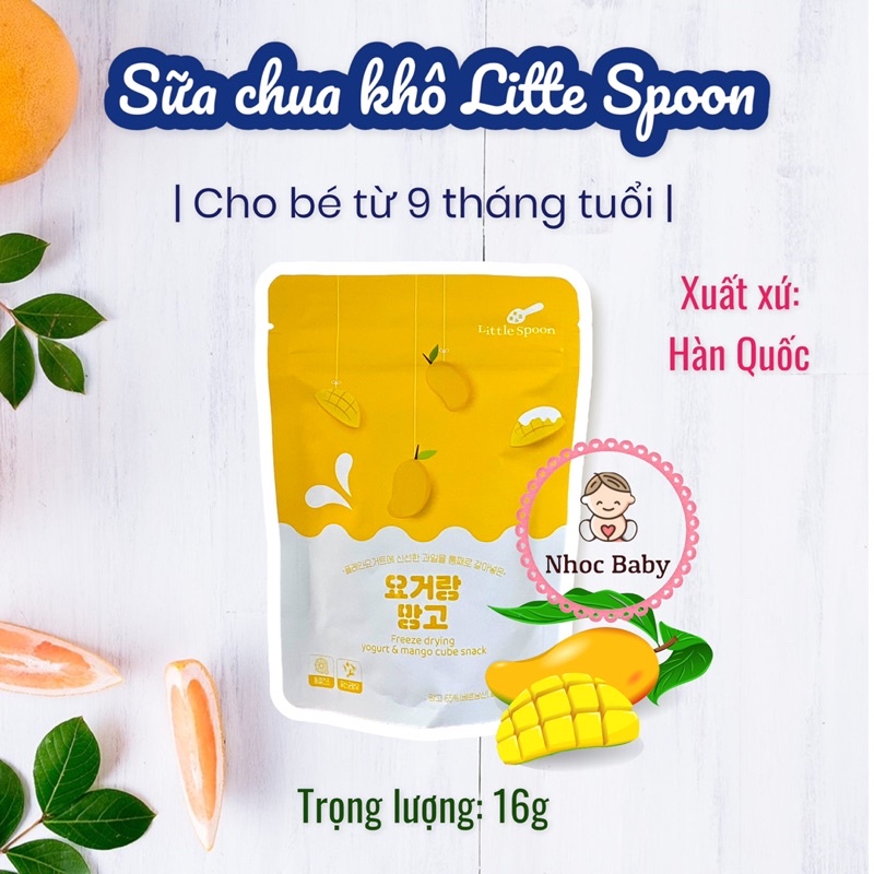 Little Spoon | Sữa chua khô &amp; trái cây sấy lạnh cho bé 9m+ (date 4/2024)