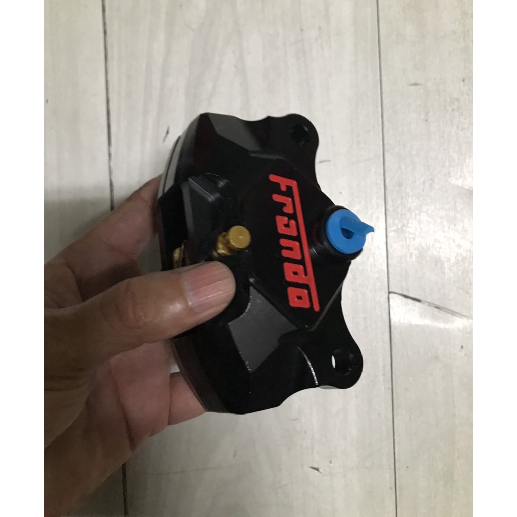 Heo dầu 2 pít đối xứng Brembo Nissin Frando lên đĩa trước sau cho tất cả các dòng xe gắn zin không chế cháo