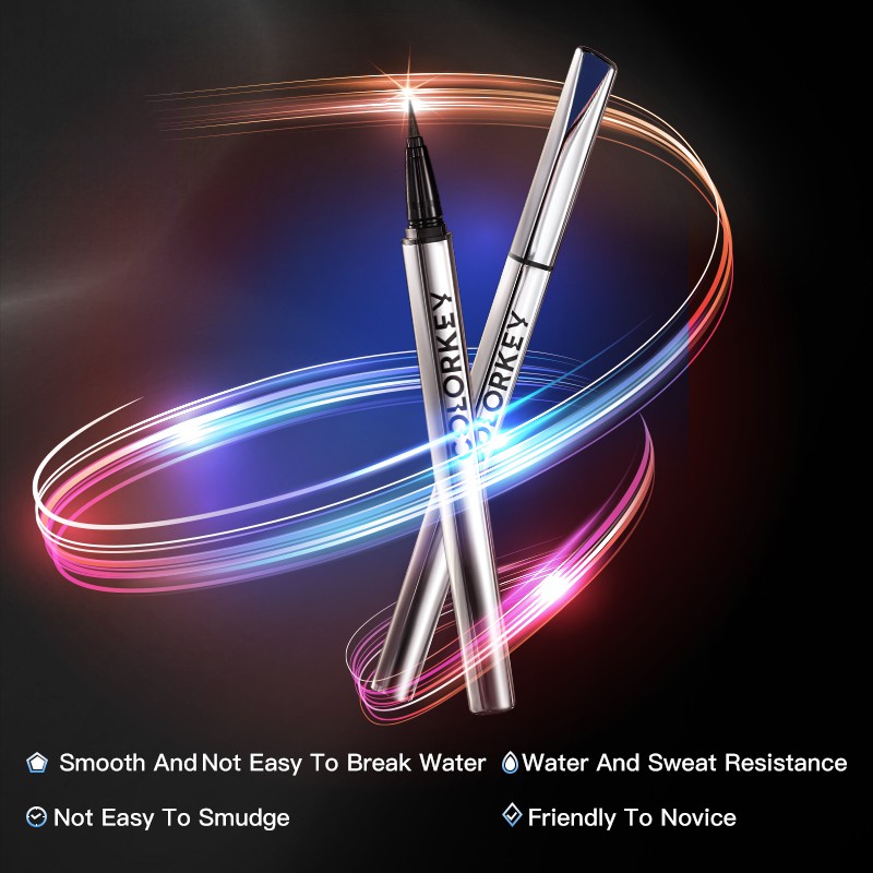 Bút kẻ mắt Colorkey dạng lỏng lâu trôi không thấm nước 0.5g