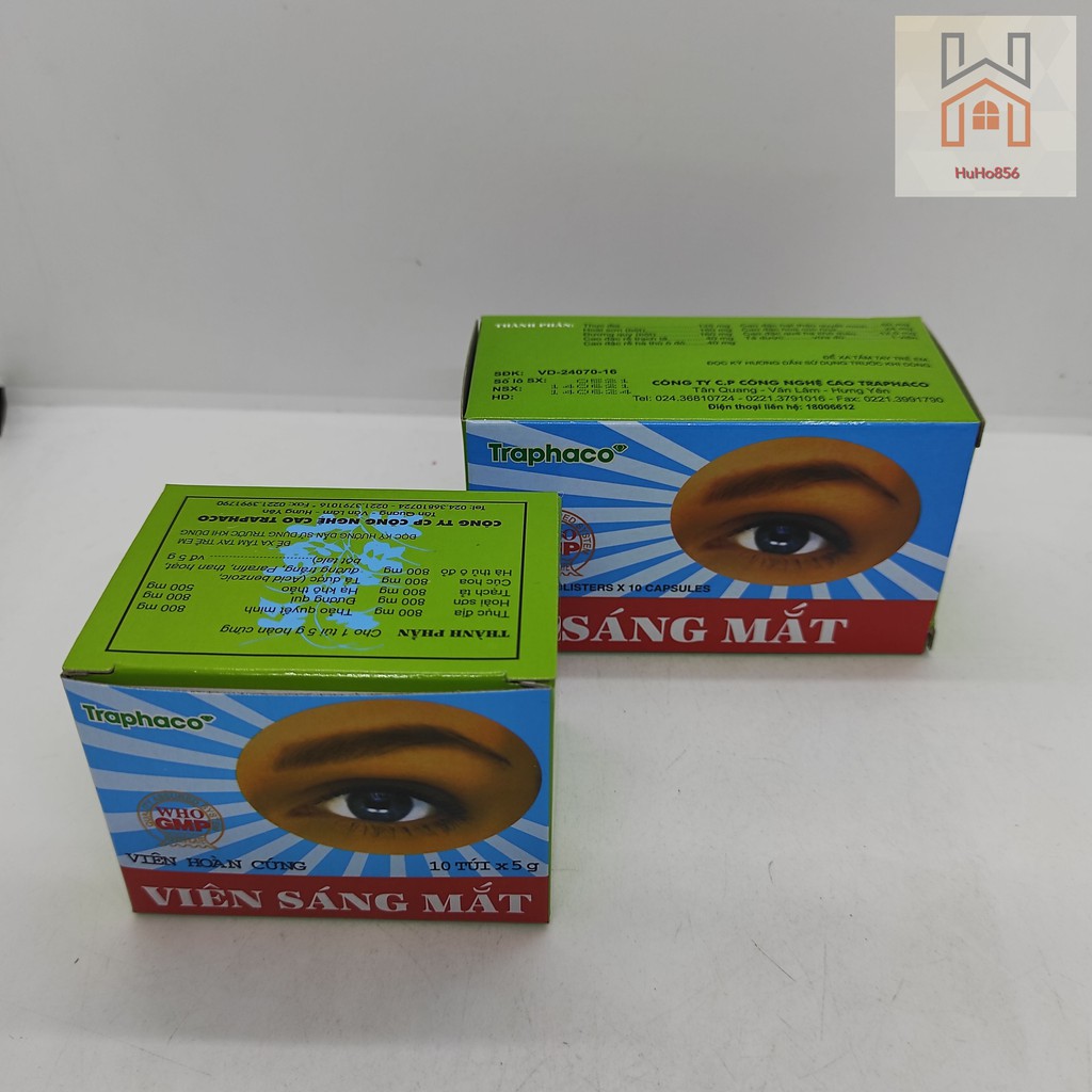 Viên Sáng Mắt Traphaco 10 túi x 5g viên hoàn cứng