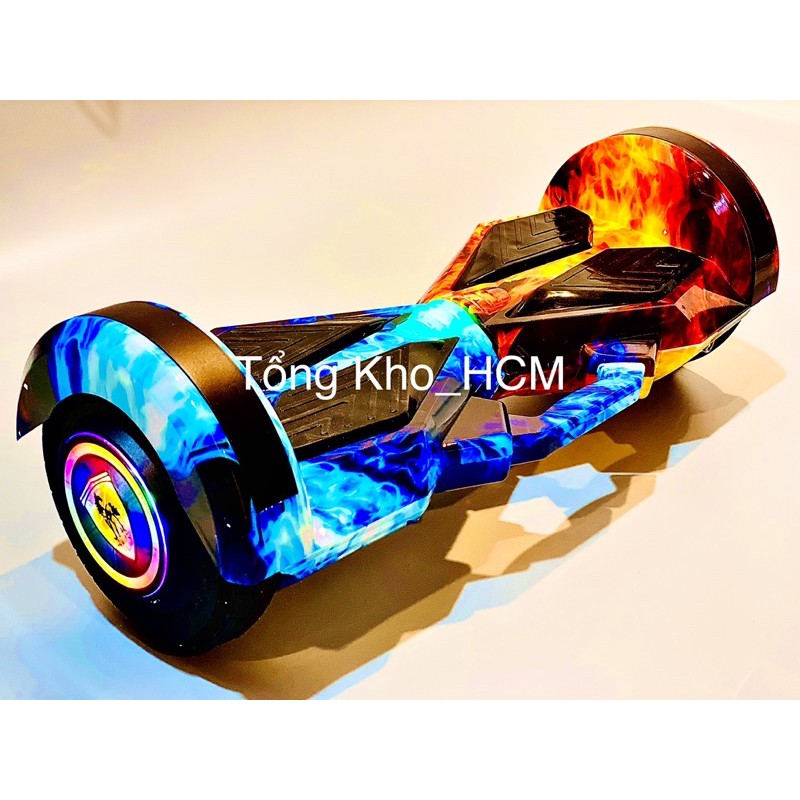 Xe Điện Cân Bằng 8 inch- Hai Bánh Lớn-  Đồ Chơi Trẻ Em- Phát nhạc Bluetooth- Có Đèn Led