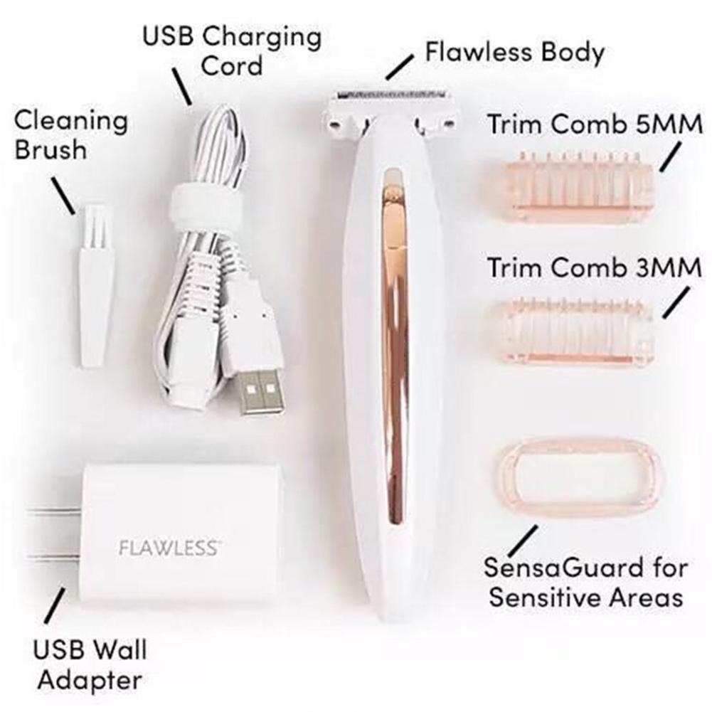 Dụng cụ cạo râu máy cạo râu toàn thân flawless Body đa năng