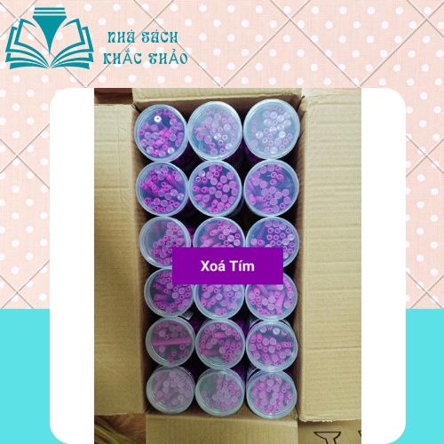 Hộp 30 Ống Mực Bút Máy Xoá Được - Mực Ống Bút Máy Tẩy Được