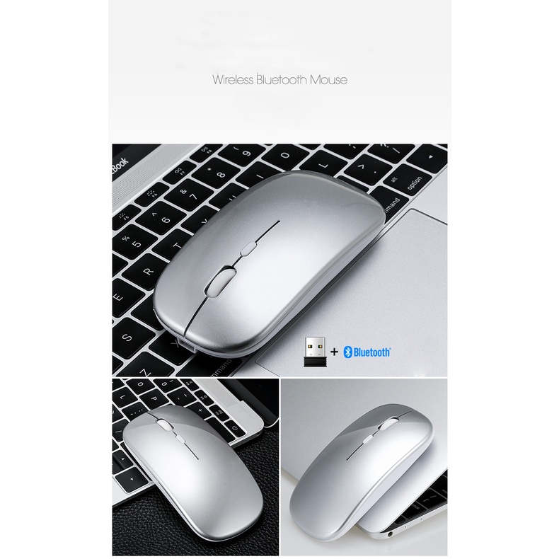 Chuột Không Dây Pin Sạc Siêu Mỏng