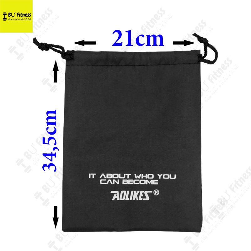 Túi lưới thể thao có dây rút, túi đựng đồ tập gym nam nữ thời trang kích thước 34,5x21cm