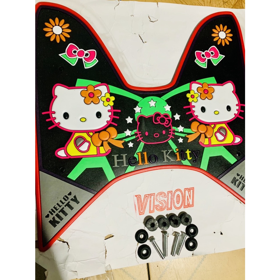 THẢM HOẠT HÌNH MÈO HELLO KITTY LÓT CHÂN XE VISION 2014 -  2019