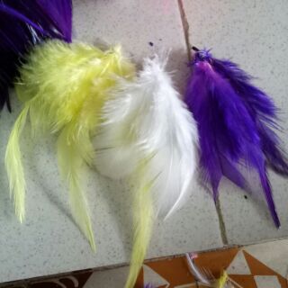 1 tép lông vũ làm dreamcatcher