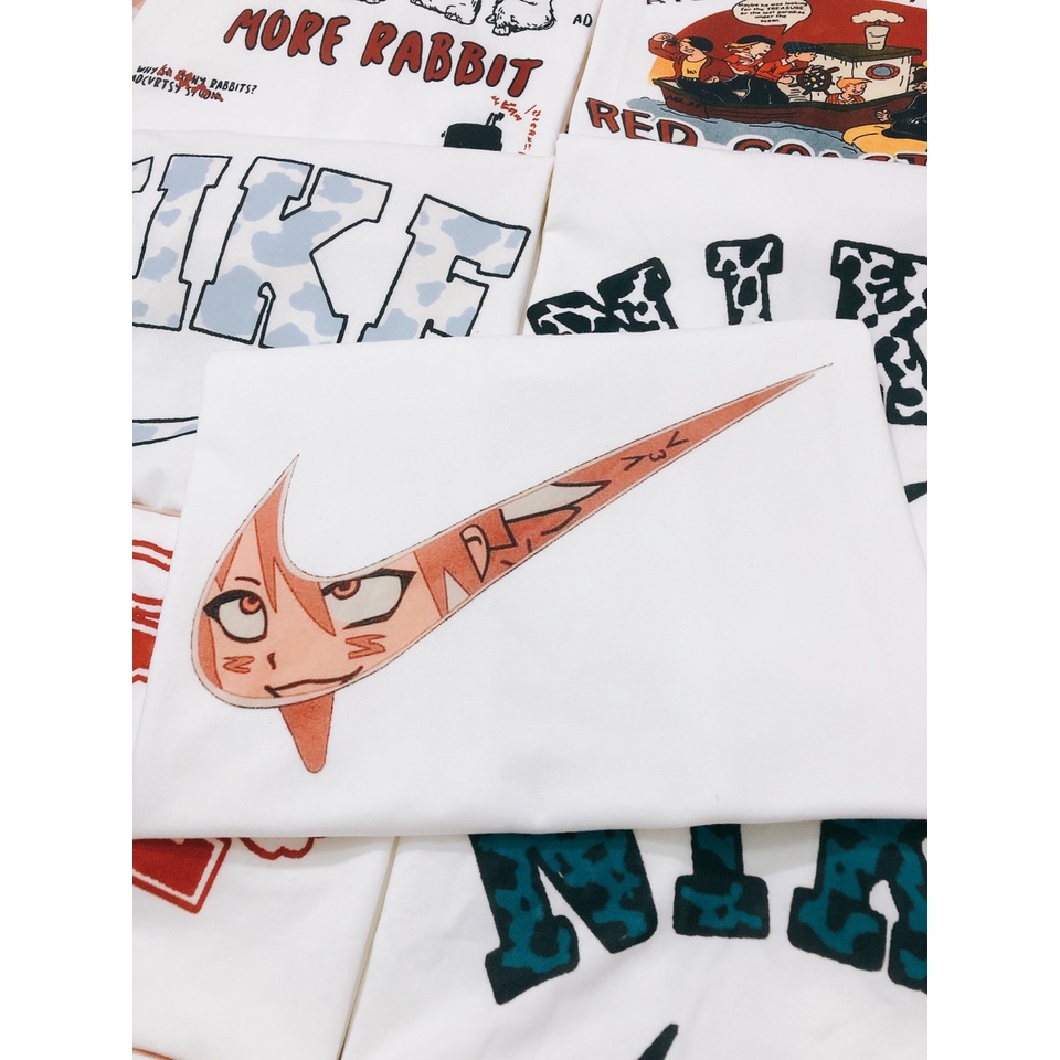 áo thun tay lỡ in logo hiệu unisex ♥ | BigBuy360 - bigbuy360.vn