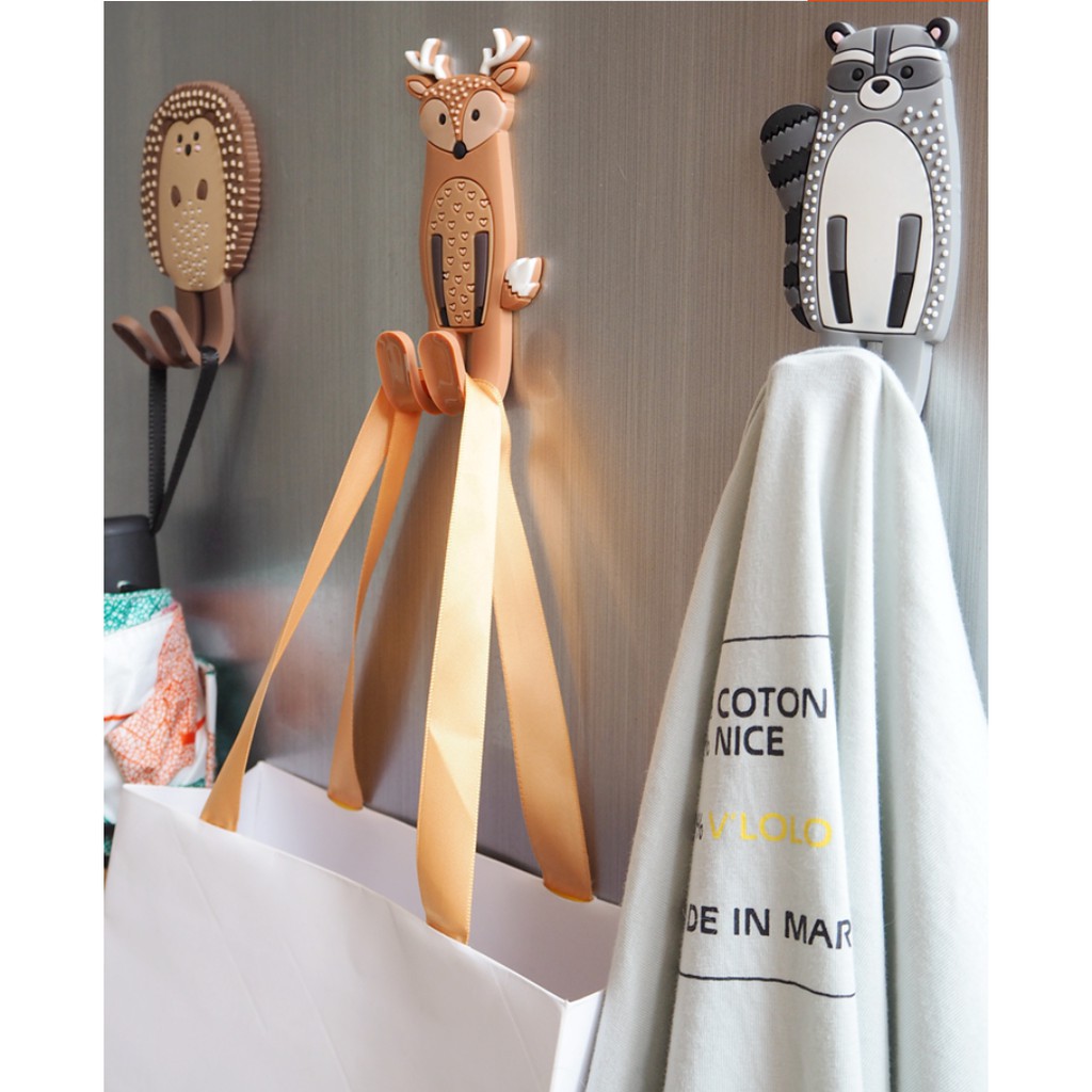 Móc Nam Châm Gắn Tủ Lạnh Hình Thú Hoạt Hình Dễ Thương Phong Cách Bắc Âu