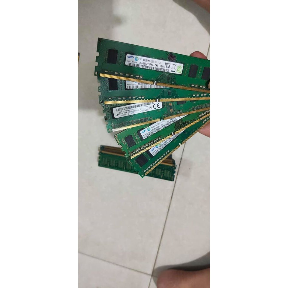 Ram PC và laptop DDR3 2GB/1333, 2gb/1600 2gb/1866 Ram tháomáy nhìu hiệu