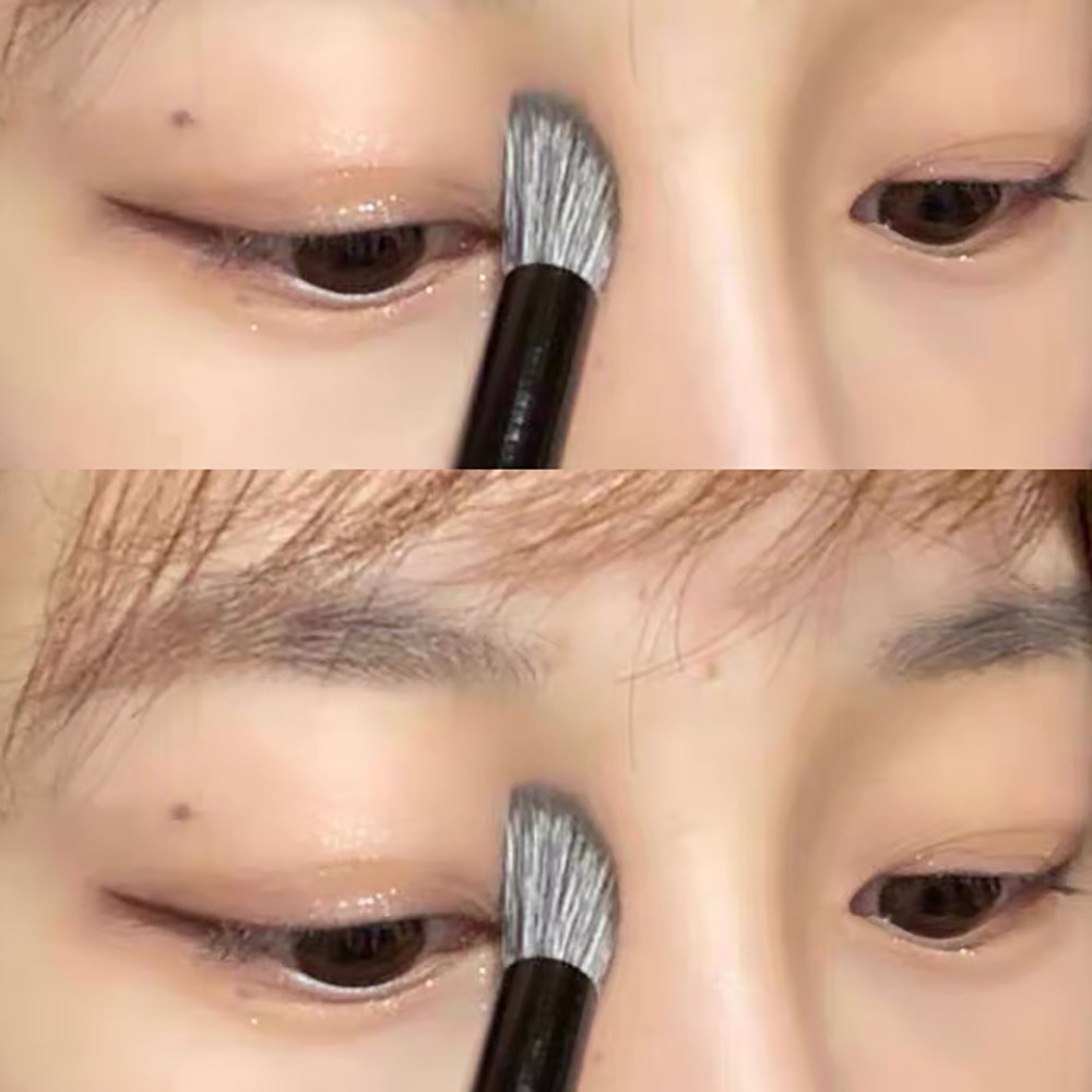 (Hàng Mới Về) Cọ Trang Điểm Tay Cầm Bằng Gỗ Thiết Kế Nhỏ Gọn Tiện Dụng Cho Nữ