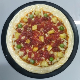 Pizza làm sẵn- 3 cái 100k (hải sản-bò-hawaii)