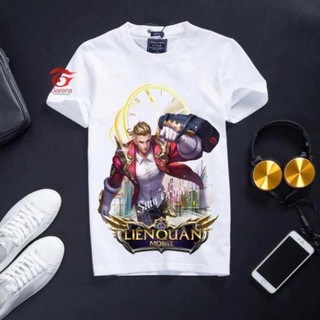 [Đủ size] Áo Liên Quân cotton màu trắng chất cực đẹp - Gidu học đường  ྇ ་  ྇
