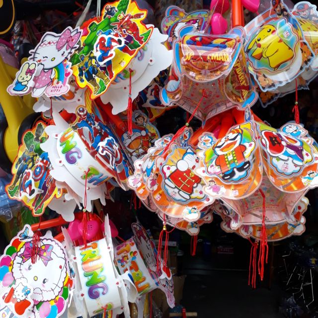 đén lồng trung thu (tặng kèm pin)
