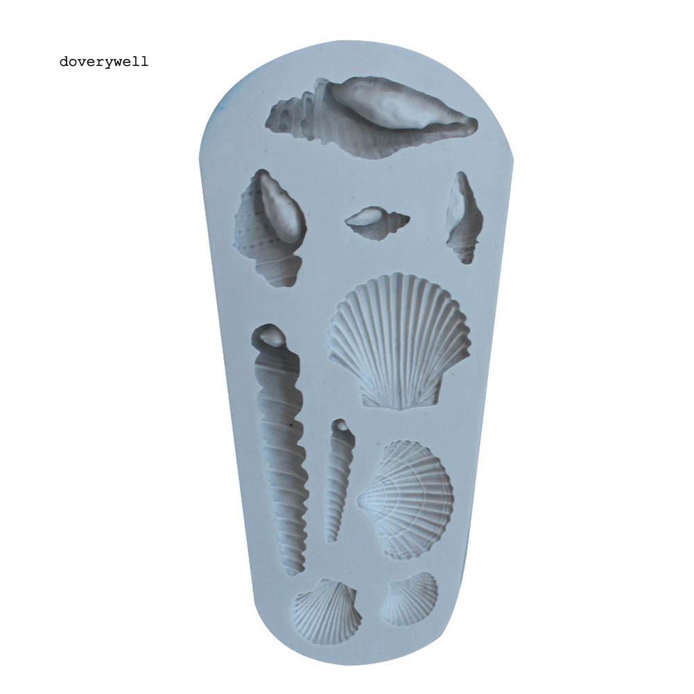 Khuôn silicon làm bánh đa năng thiết kế hình vỏ sò sáng tạo