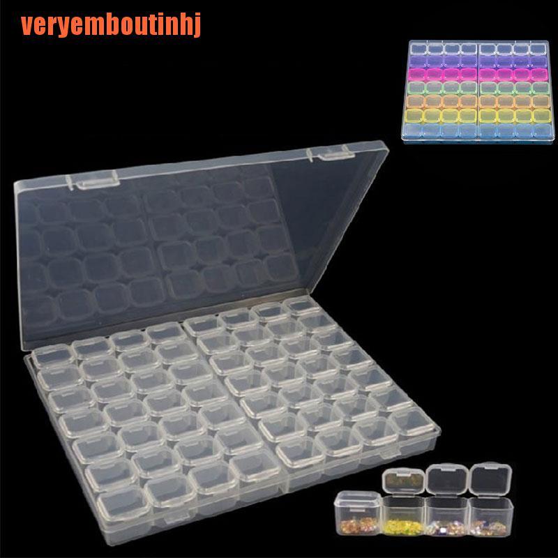 Hộp Đựng Phụ Kiện Tranh Đính Đá 56 Ô Đa Dụng